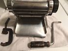 8457 Vtg Pasta Maker Modello Marchio Depositati Italy Crank And Clamp