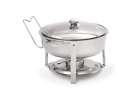 8508a Artisan Stainless Steel Round Buffet Chafer With Glass 735343750359