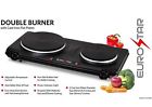 Es212bk 852367002704 Undisclosed Eurostar Double Burner With Flat Plates