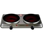87546o Ovente Portable Countertop Burner Infrared Ceramic Plate Cookware Indoor Outdoor