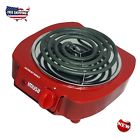90894 Unbranded Electric Single Burner Red
