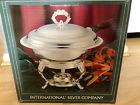 99115806 Sterno International Silver Company Silverplated Chafing Dish With Can Holder