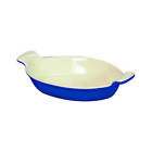 A1736720 Chasseur Cast Iron Small Oval Casserole Dish Qt 3244333060196