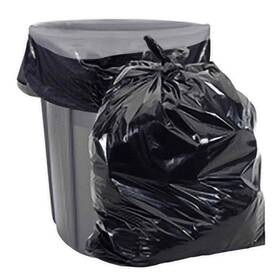 Aluf Plastics 735692020738 50-55 Gallon Trash Bags - 1.5 Mil Eq Black Can Liners 36 Inch X 58 Pack