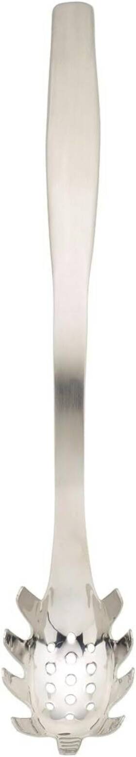 8961 Amco 13.25 Inch Stainless Steel Pasta Fork Heat-resistant Comfortable Gray