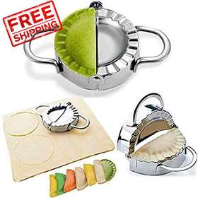 8541978771 Aoekboh Dumpling Maker - Press/stainless Steel Empanada Press/pie Silver