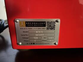 Aex5 Arcobaleno Pasta Equipment Model 5 Lbs/hr Inch Vita