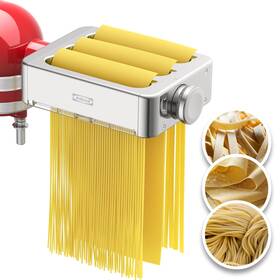 Kapasta-0005 Atbod All Metal 3 In 1 Set Pasta Maker Attachment For Kitchenaid Included Sh
