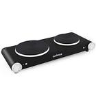 B07b46c4cg Cusimax Double Electric Hot Plate Stainless Steel Countertop 689815756250