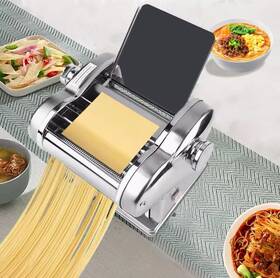 Vmz6-76 Bakecraft Tools Automatic Noodle Press Machine With 6 Adjustments Tabletop Electric Pasta Maker