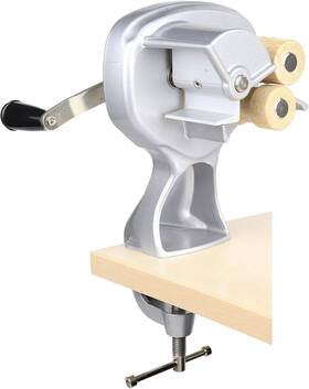 Bakedeco Ccp 530 C26 Cavatelli Maker With Nonstick Coating And Wooden Rollers Silver