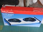 Bc-1952 Betty Crocker Twin Burner Electric Watt Double Buffet Range Used