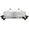 Bf-215 Brentwood Buffet Server Qt Metallic Warming Tray Adjustable 812330023792
