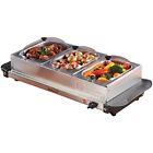 Bf-315 Bf315 Triple Tipout Trays Buffet Chafing Server With Warming 768674080703