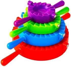 Mate02 Bizyac Dumpling Maker Press Mold Set Of 4 Colors Red Blue Green Purple