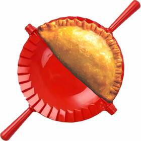 Mate03 Bizyac Empanada Maker Press 6 Inch - Professional Empanadas Mold Ravioli Red