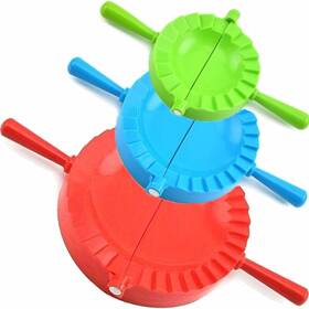 Mate04 Bizyac Dumpling Maker Kit - Set Of 3-3 75 Inch And 5 6 25 Mold Ravioli 3 Color