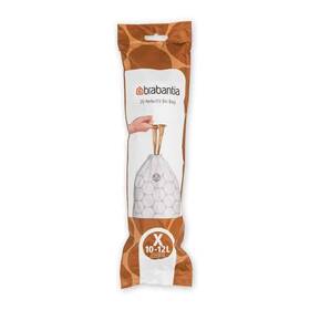 200-bags Brabantia 710755138089 2.6 Gal. To 3.2 10 L 12 Perfectfit Trash Can Liners Code X