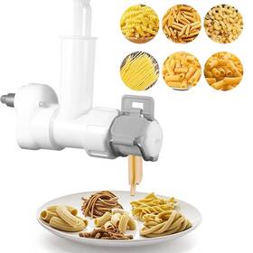 Branded01 445012412473 Pasta Attachment For Kitchenaid With 6 Different Shapes Of Outlet Durable