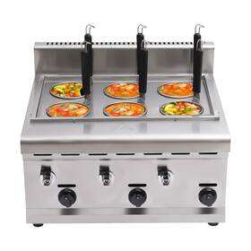 Brisunshine Cam6oc1b5kn 6-hole Commercial Pasta Cooker Noodle Machine For Homes Restaurants Food Stalls