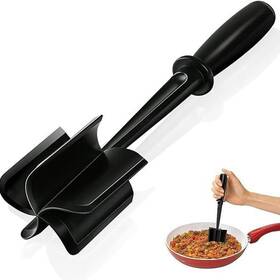 Chargenyang 726989377697 Meat Chopper Potato Masher Premium Heat Resistant M Black