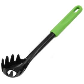Chef Craft 17341 Basic Nylon Pasta/spaghetti Fork 11.5 Inch Green Black