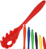 13041 Chef Craft Premium Silicone Spaghetti Pasta Fork 11.5 Inch Red