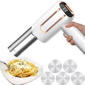 66188275 Clhjinruoliu Handheld Electric Pasta Maker 5-in-1 Cordless Kitchen Noodle Making Machine