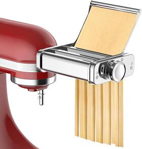 C2406 Cofun 3-in-1 Pasta Attachment For Kitchenaid Stand Mixer Stainless Steel Maker