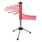 44875.03-m001987 Collapsible Pasta Drying Rack Tall Spaghetti Noodle Dryer Stand For Up Red