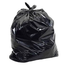 Commander 735692000310 12-16 Gallon 0.65 Mil Black Garbage Bags - 24 Inch X 31 Pack Of 500 For Contrac
