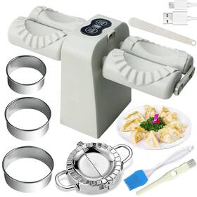 Cyandream 749757889369 Dumpling Maker Double Head Automatic Machine Mould 2 Modes Ho