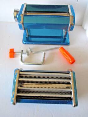 Xhpm-02 De Fr En Es New Pasta Maker Roller Machine Stainless Steel For Spaghetti Noodle Fettuccine