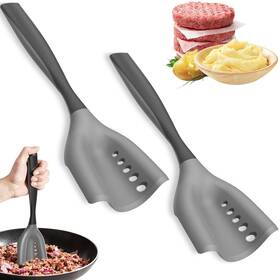 Duyige 03001 Meat Chopper Ground Beef Masher Hamburger Tool Heat Black