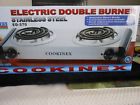 Ed-570 Cookinex Electric Double Burner Stainless Steel