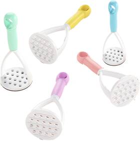 Essivox 726899966981 Manual Silicone Potato Masher 1pc Random Color Mini Size For