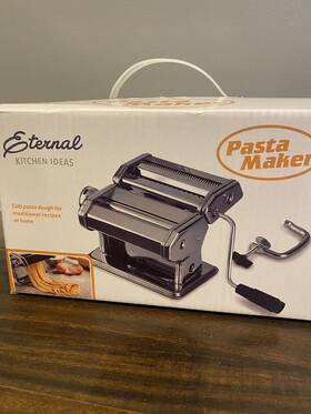 Pg94047 Eternal Pasta Maker Machine Adjustable Thickness Setting Crank Handle