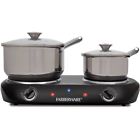 Fa4802 Farberware Electric Double Burner Cooktop Stove Watt Lightweight 4802883103665