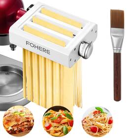 Fohere 789049381706 3-in-1 Pasta Maker Attachment For Kitchenaid Stand Mixer Accesso