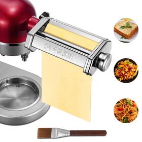 Fohere 789049381713 Pasta Roller Attachment For Kitchenaid Stand Mixer Maker Accessorie Wi