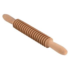 /g 746599419617 Beech Wood 7mm Fettuccine Pasta Cutter Noodle Lattice Roller Docker
