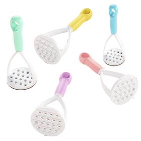 Galepromot 733257354670 1pc Random Color Manual Silicone Potato Masher Cooking Utensils Mini