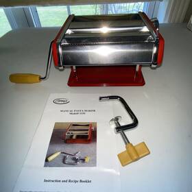 1151 Ginny S Pasta Maker Red Manual By Make Your Own Thick Or Thin