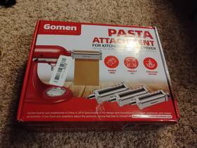 Gm002 Gomen Spaghetti Fettuccine And Sheet Roller For Kitchen Aid Attachment
