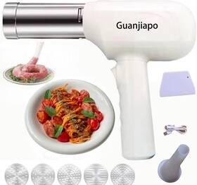 Mtjbxg1 Guanjiapo Electric Pasta Maker Gun 5-in-1 Cordless Machine