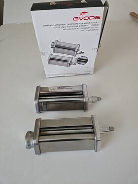 G1912 Gvode Stand Mixer Attachment 2 Piece Pasta Roller And Cutter