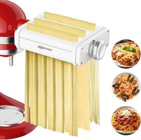 Heiolkako 761450938540 Pasta Attachment For Kitchenaid Stand Mixer 3 In 1 Set Maker A