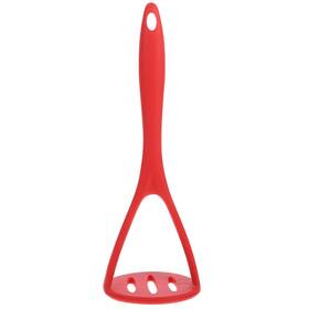 Hemoton 1450hayd14l Potato Masher With Silicone Head 10.43 Inch Kitchen Gadget For Red
