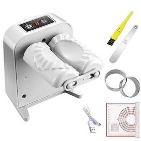 Hippito 717156941803 New Automatic And Manual 2 Modes Dumpling Maker Machine With Kneading Pad