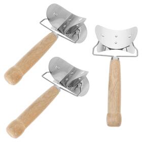Holidyoyo 715cy94310wgs 3pcs Stainless Steel Dumpling Skin Cutter 19.10x7.50x4.00cm Silver